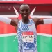 Kelvin Kiptum broke Eliud Kipchoge's world record in Chicago last October