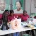 Dr Grace Ayensu-Danquah's team screening patients