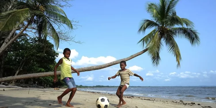 Coastal Gabon is home to many beaches
