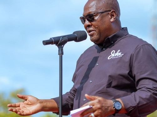 Former president John Dramani Mahama