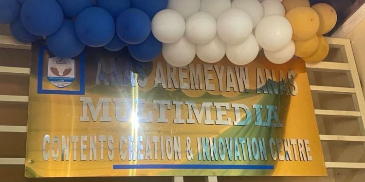 Anas Aremeyaw Anas Multimedia Centre Commissioned at North Eastern University, Gombe
