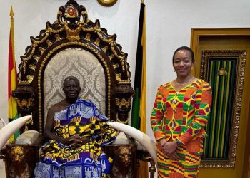 Dr. Zanetor Agyeman-Rawlings pays courtesy call on Asantehene Otumfuo Osei Tutu II