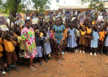 Olila Foundation strengthens education in Nkwanta South with textbook donation