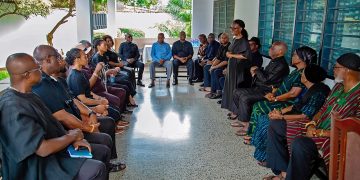 Rawlings family commiserate with the Gbehos